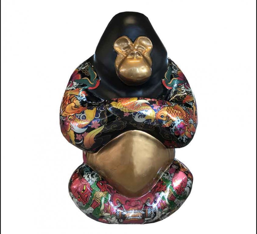 GN 0373 . Gorilla. Unique piece . James Chiew